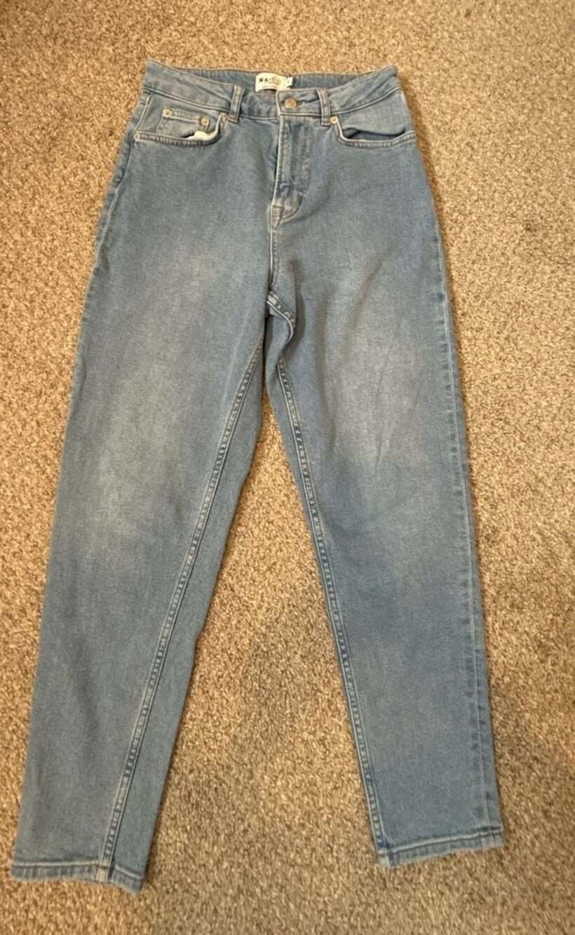 NA-KD Reborn Straight Leg Jeans Size 36